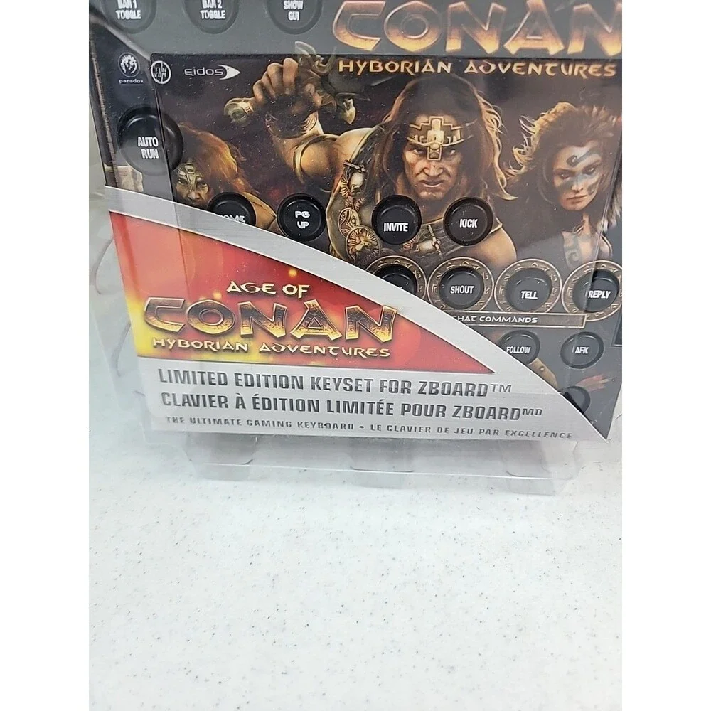 ZBoard Age of Conan Hydorian Limited Edition Gaming Keyset New Schwarzenegger